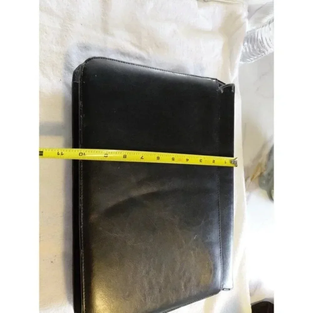 vintage Bellerose Faux Leather briefcase portfolio 80s classic Missing Strap